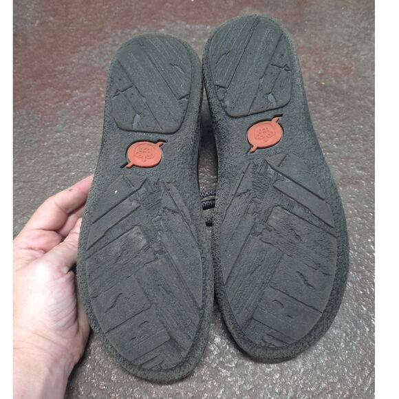 Born Women Lace Up Size US 9 EU 40 Black Leather Vintage Retro Sneaker 90s y2k - Picture 9 of 11